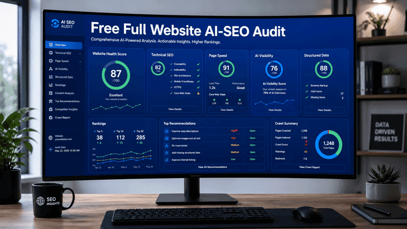 Free full website AI-SEO audit