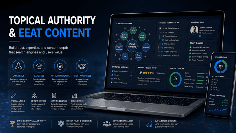 Topical authority and content strategy